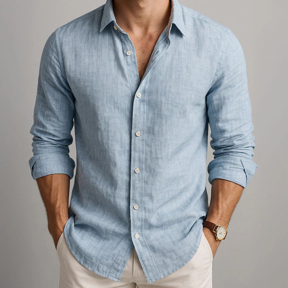 Hello ESSENTIAL LINEN SHIRT - Image 2