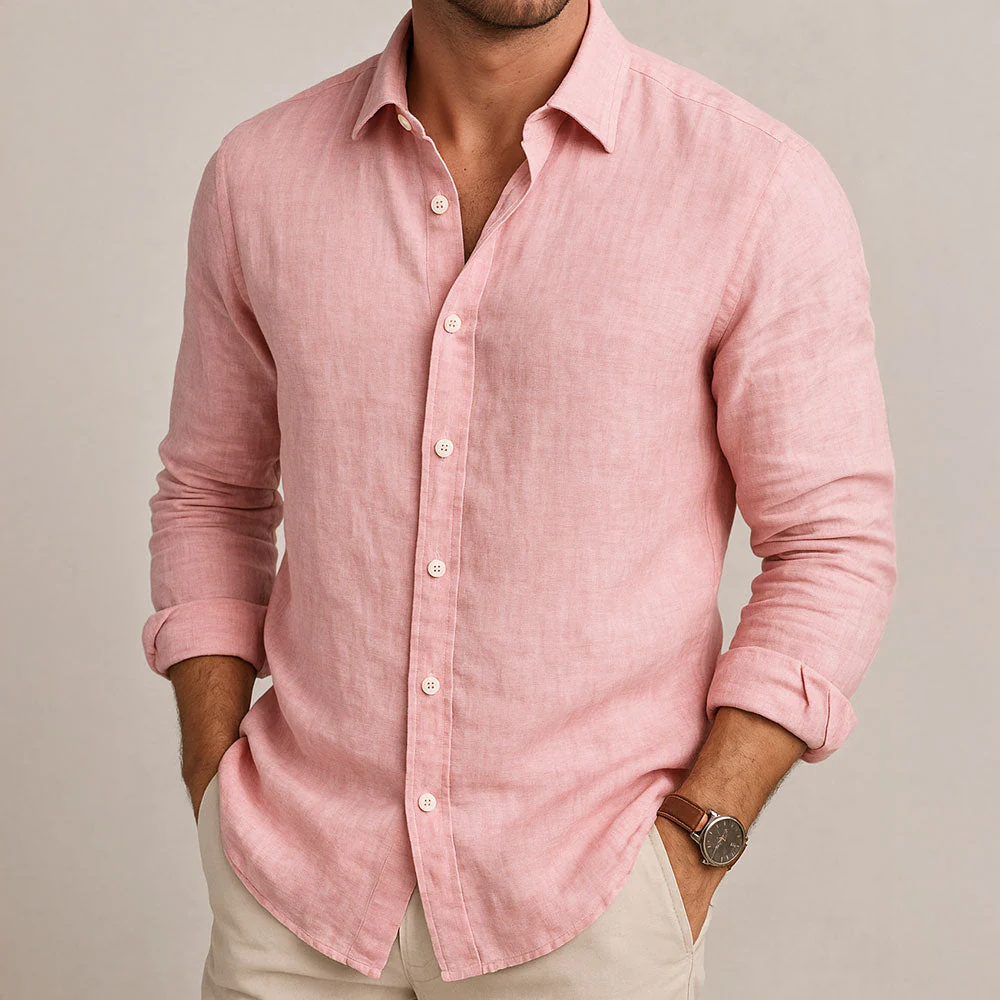 Hello ESSENTIAL LINEN SHIRT - Image 4