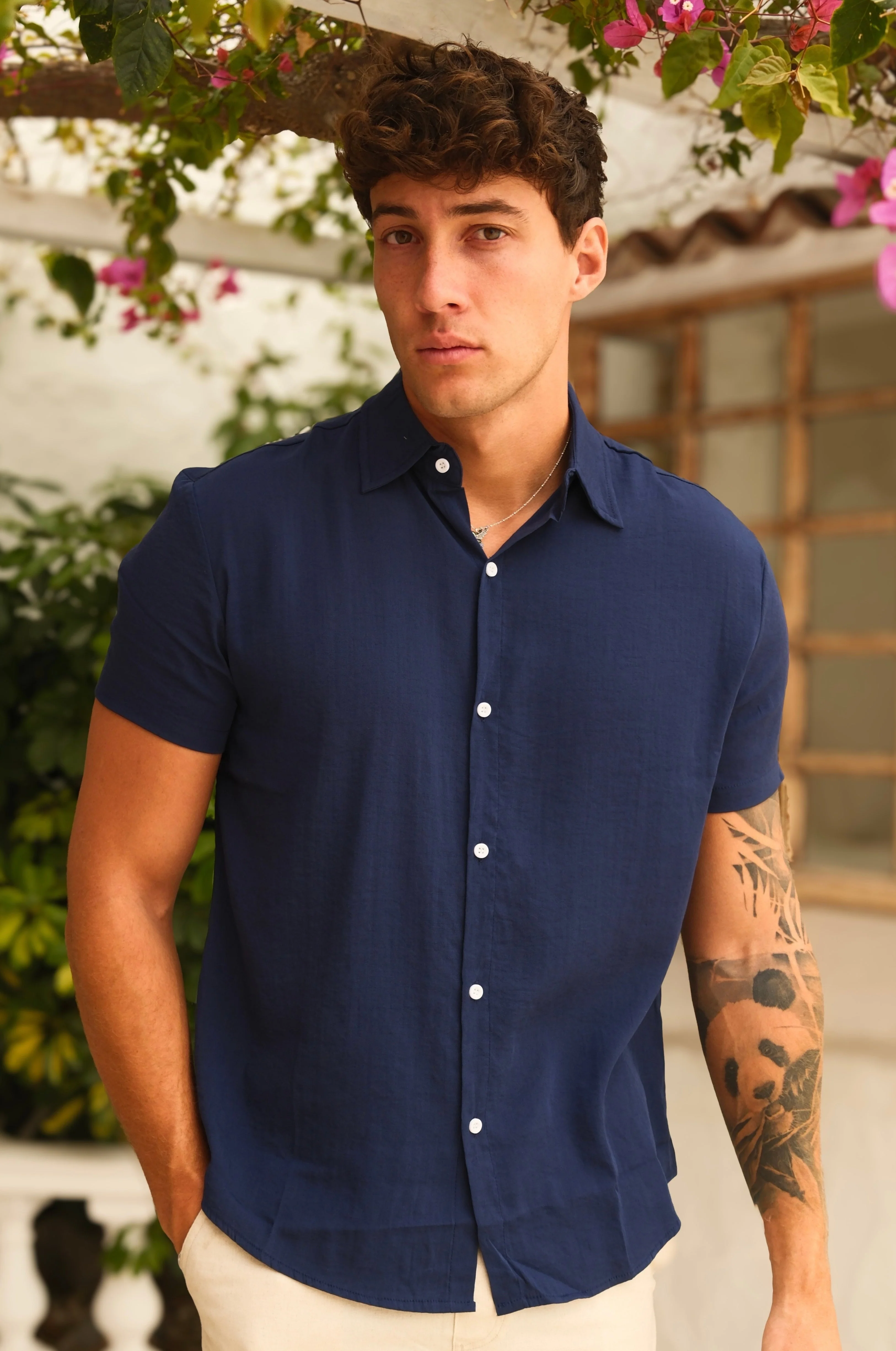 Hello LINEN SUMMER SHIRT - Image 2
