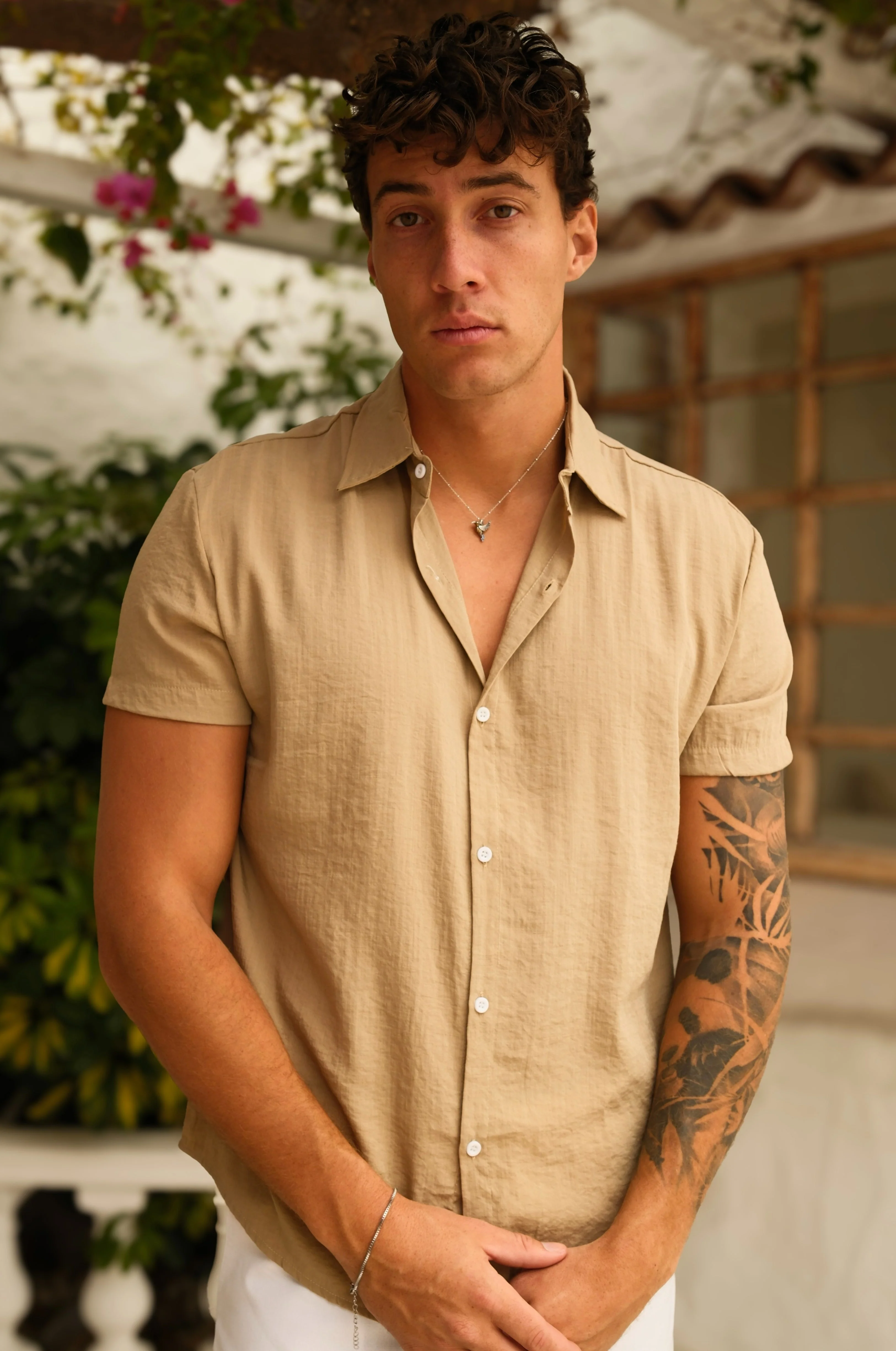 Hello LINEN SUMMER SHIRT - Image 4