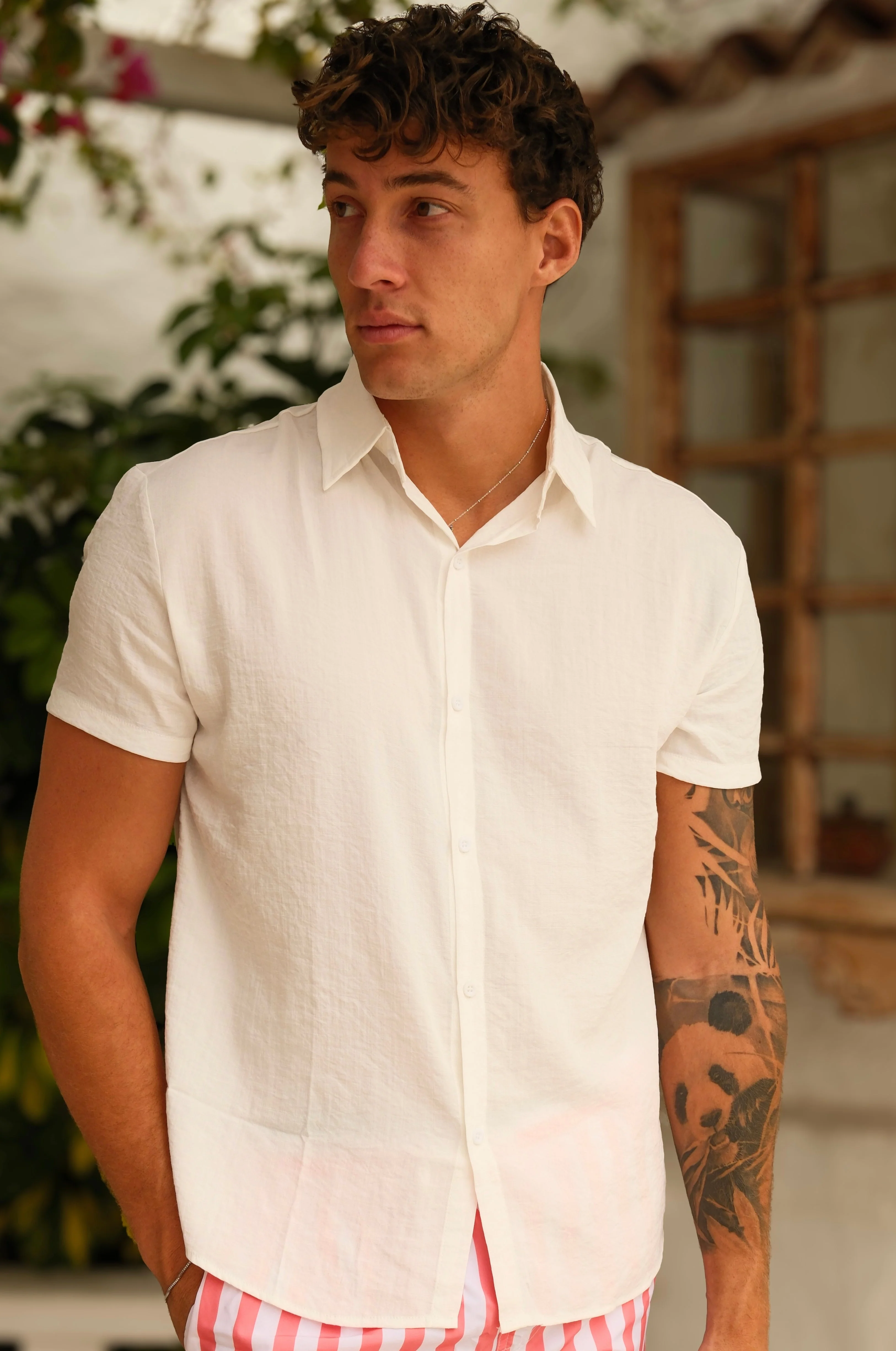 Hello LINEN SUMMER SHIRT - Image 6