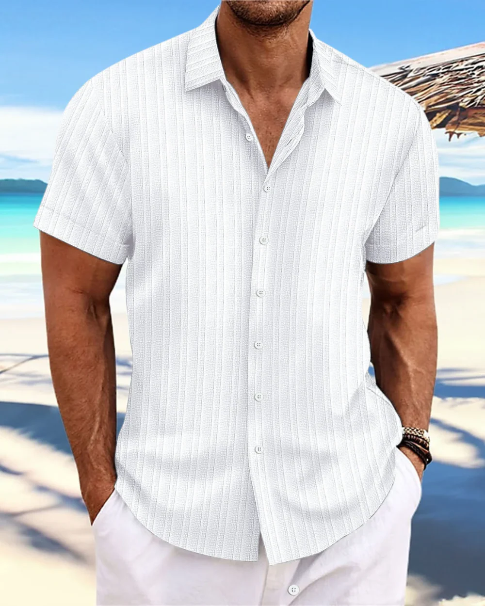 Hendrix | Casual Short Sleeved Shirt - Image 6