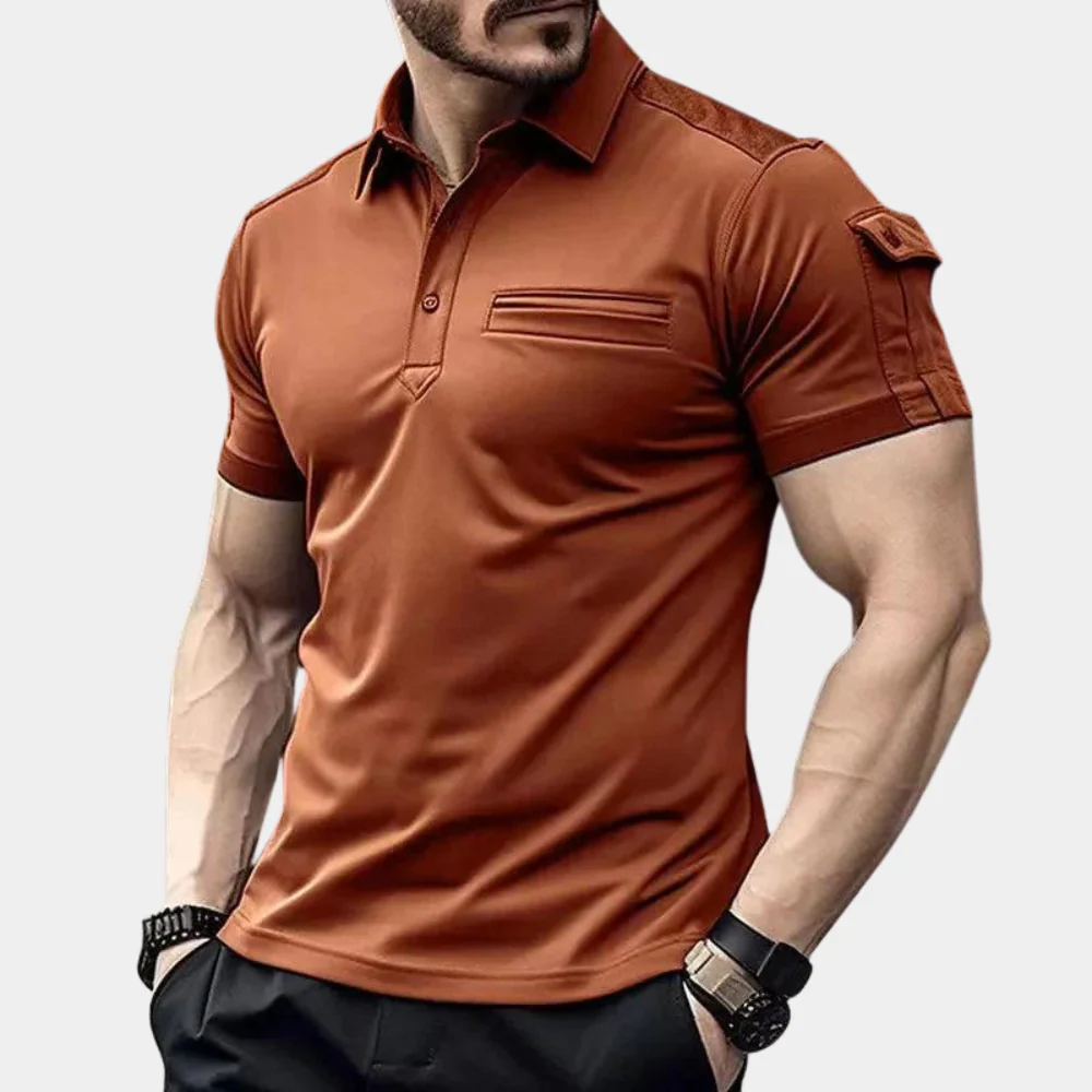 Henley® | Men'S Breathable Polo Shirt - Image 2