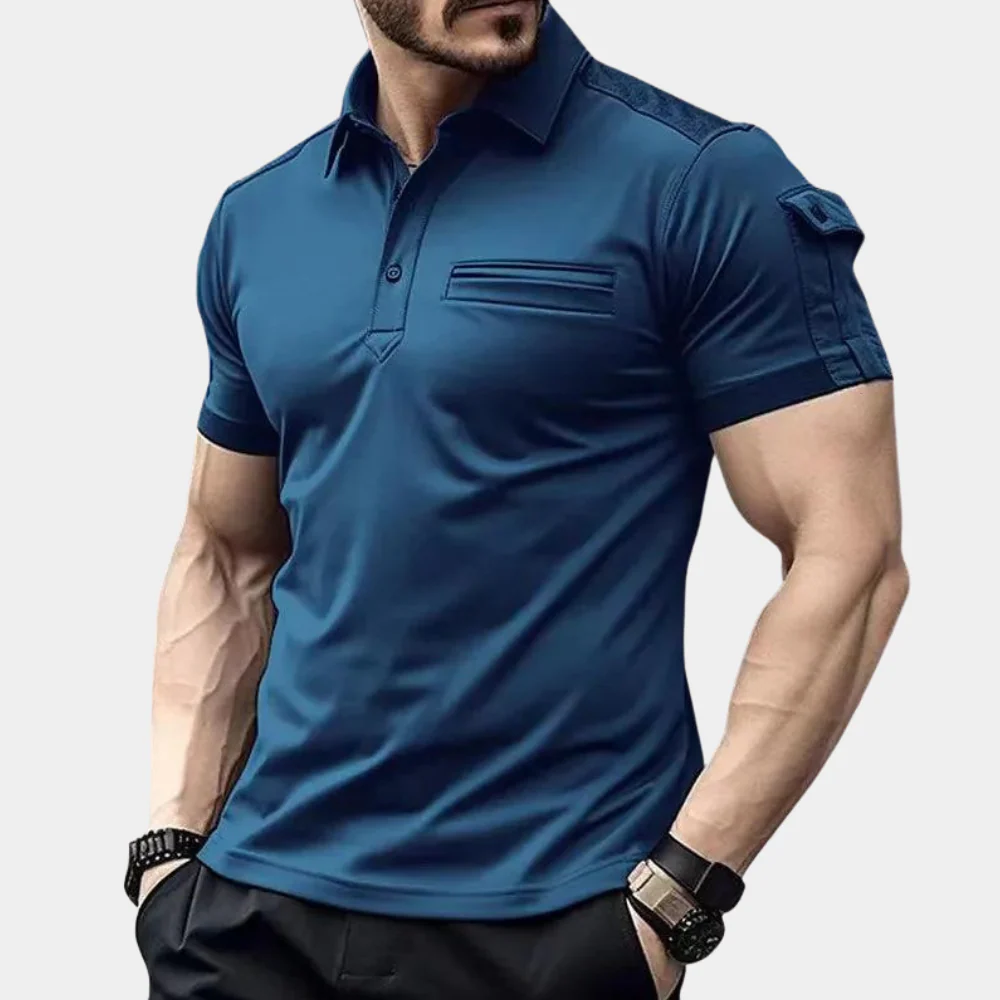 Henley® | Men'S Breathable Polo Shirt - Image 3
