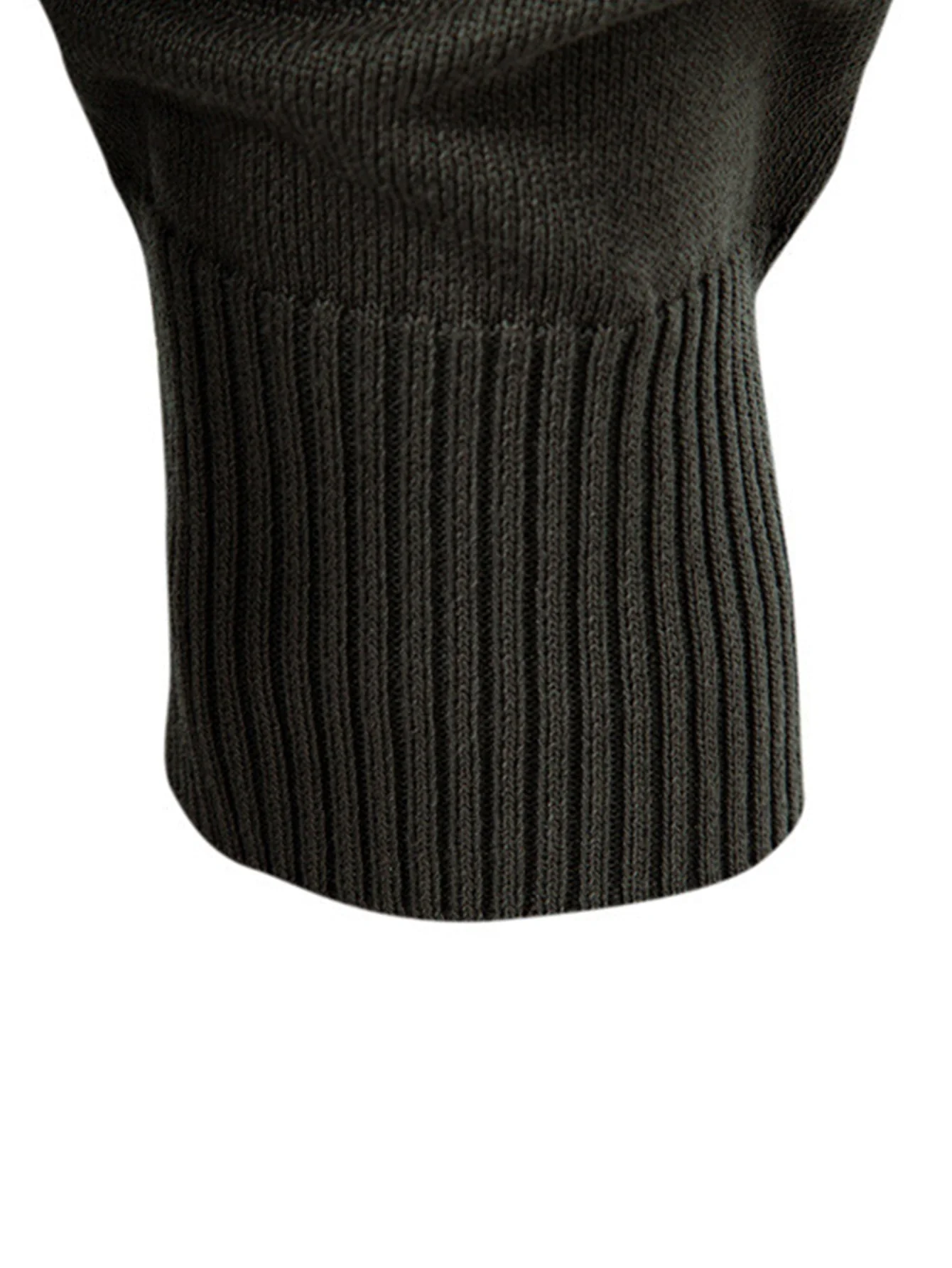 Henoch® | Long Sleeved Knitted Geometric Jacquard Zippe Polo Shirt - Image 11