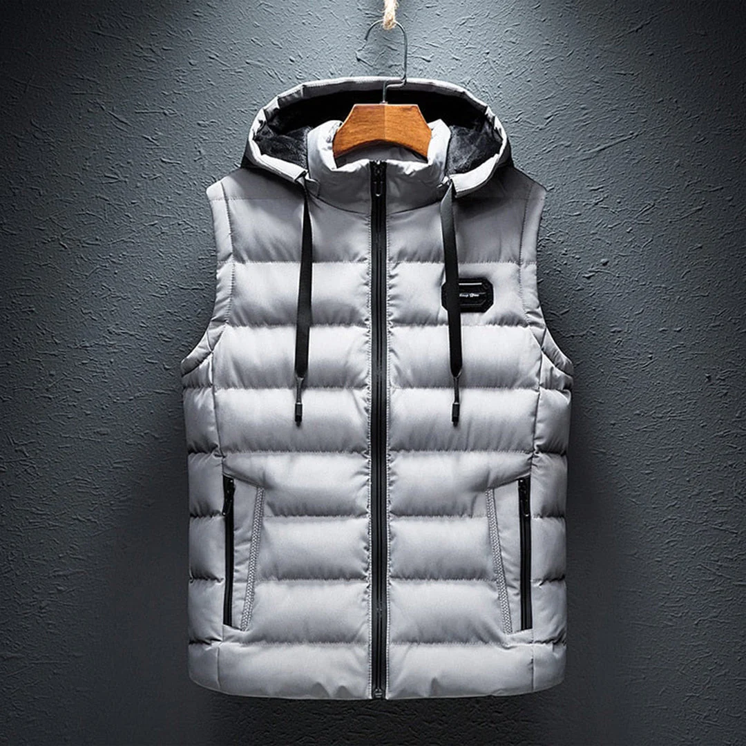 Henrik | Soft quilted cardigan with stand-up collar - Image 4