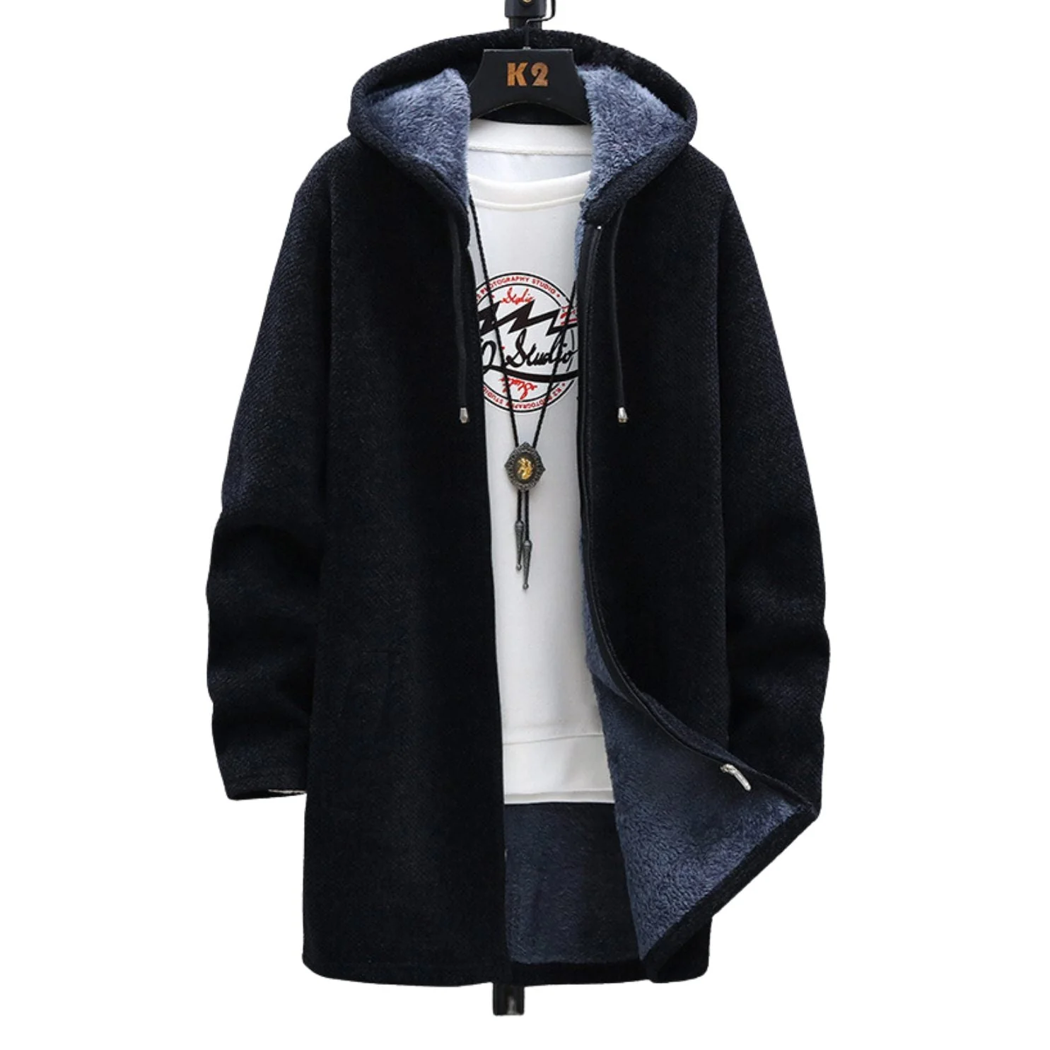 Heol | Plush hoodie with warm fleece lining for women - Image 4