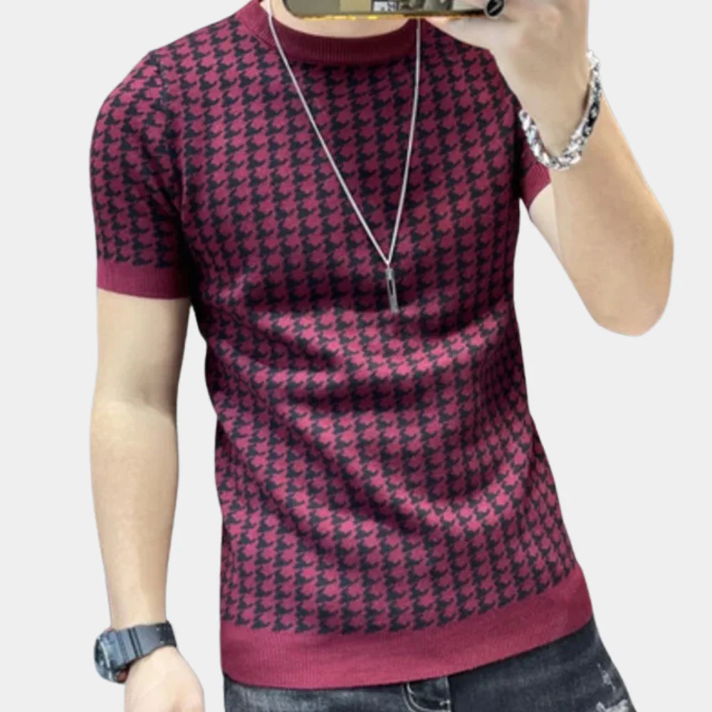 Herbert® | Men'S Houndstooth Style Shirt - Image 2