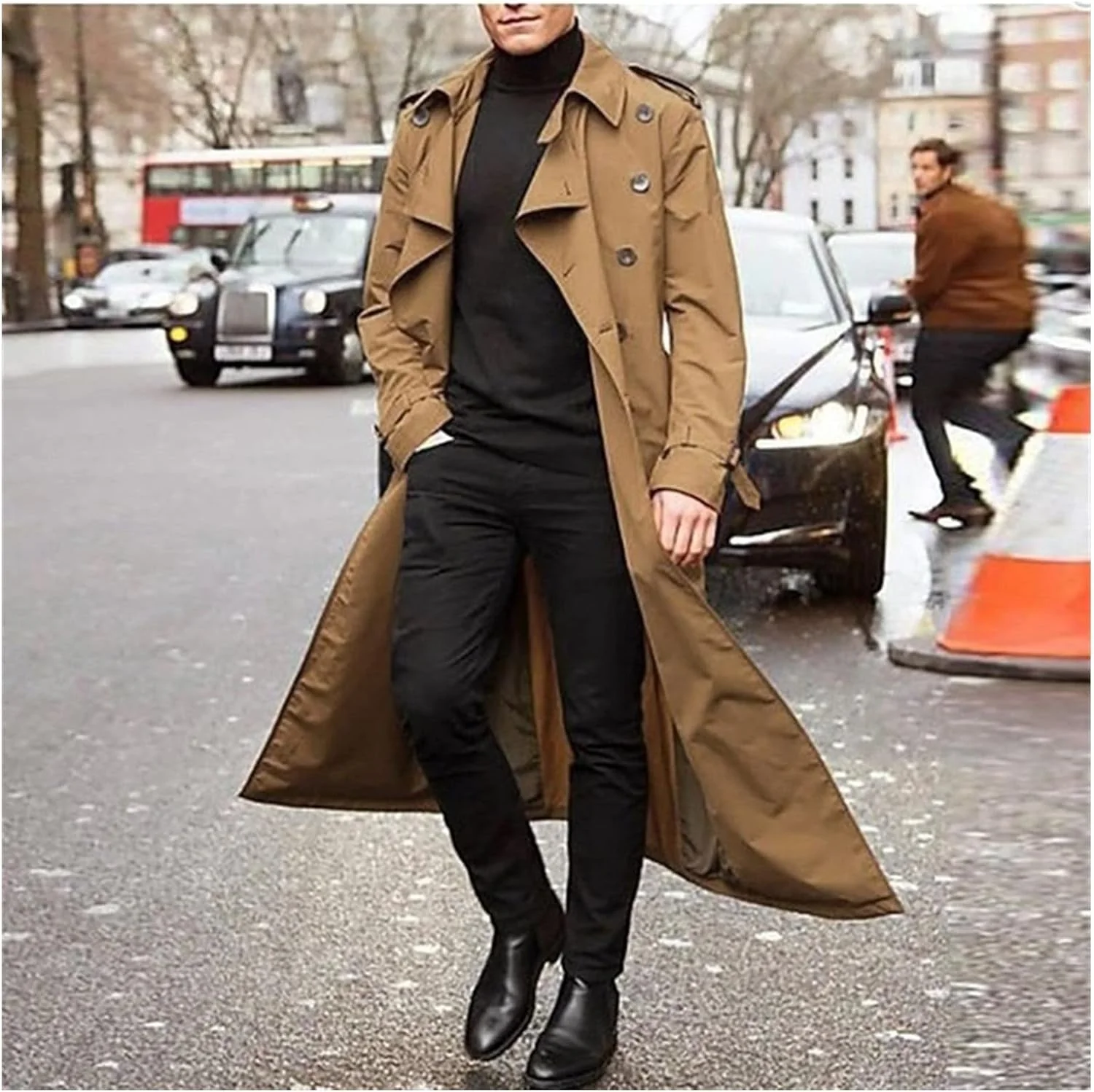 Herbert® | Modern long classic trench coat - Image 4