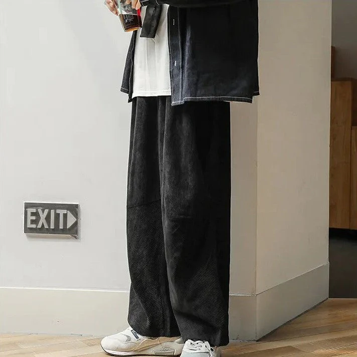 Herberto® | Casual Corduroy Trousers, Wide Trousers - Image 2