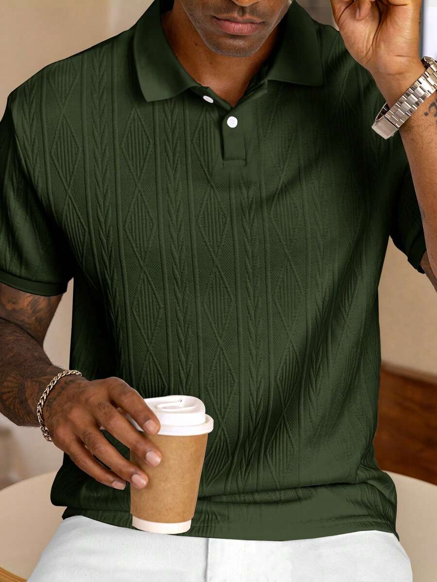 Herman | CASUAL SUMMER POLO SHIRT WITH BUTTONS - Image 13