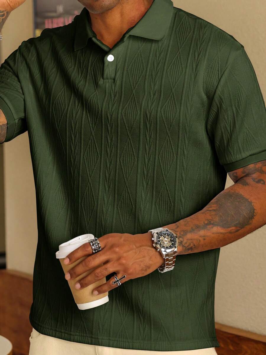 Herman | CASUAL SUMMER POLO SHIRT WITH BUTTONS - Image 14
