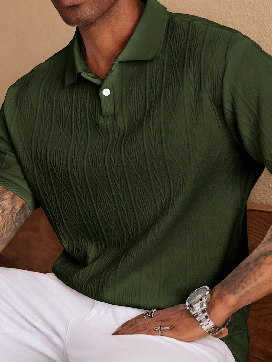 Herman | CASUAL SUMMER POLO SHIRT WITH BUTTONS - Image 15