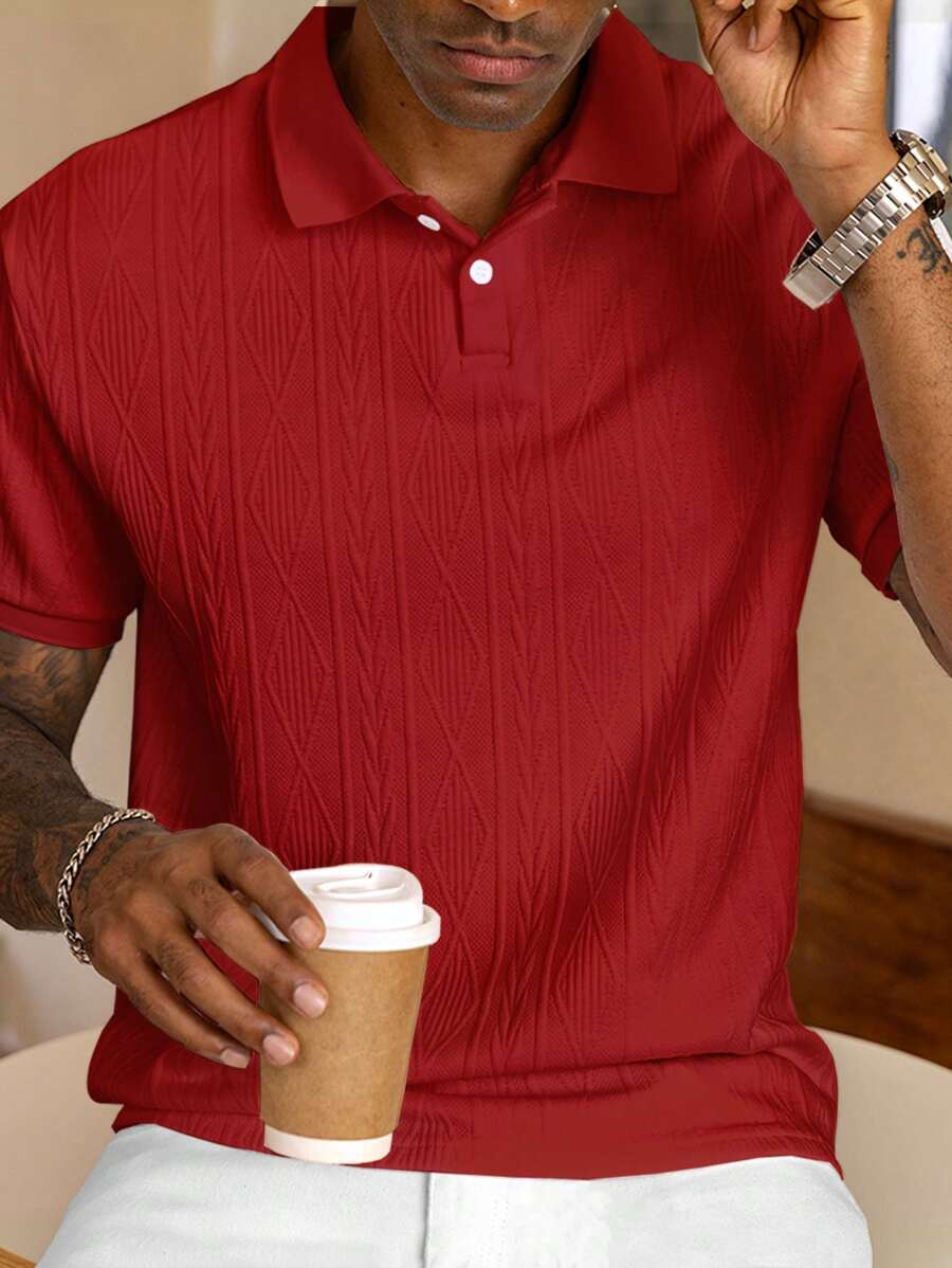 Herman | CASUAL SUMMER POLO SHIRT WITH BUTTONS - Image 18