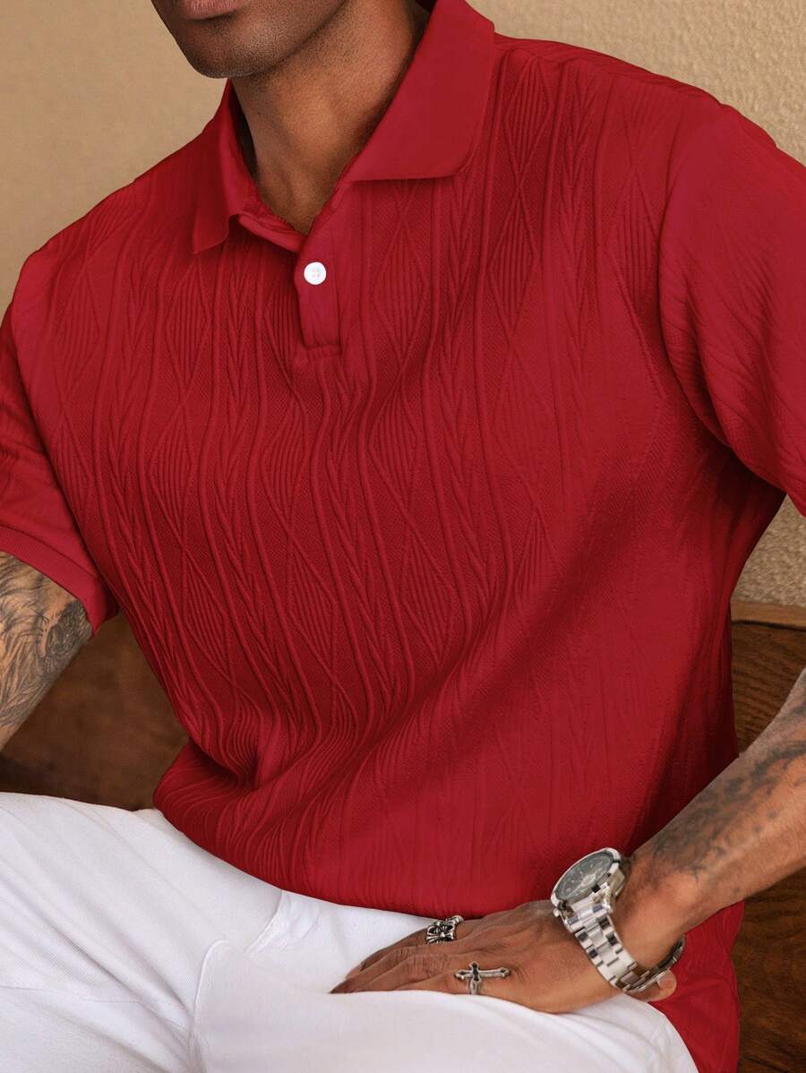 Herman | CASUAL SUMMER POLO SHIRT WITH BUTTONS - Image 19