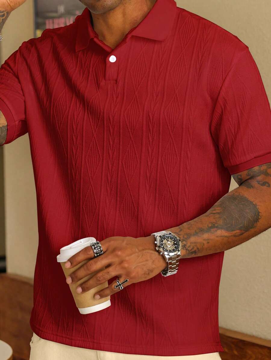 Herman | CASUAL SUMMER POLO SHIRT WITH BUTTONS - Image 20