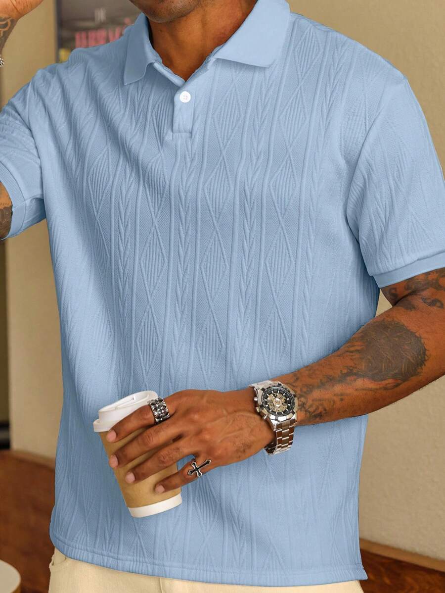 Herman | CASUAL SUMMER POLO SHIRT WITH BUTTONS - Image 25