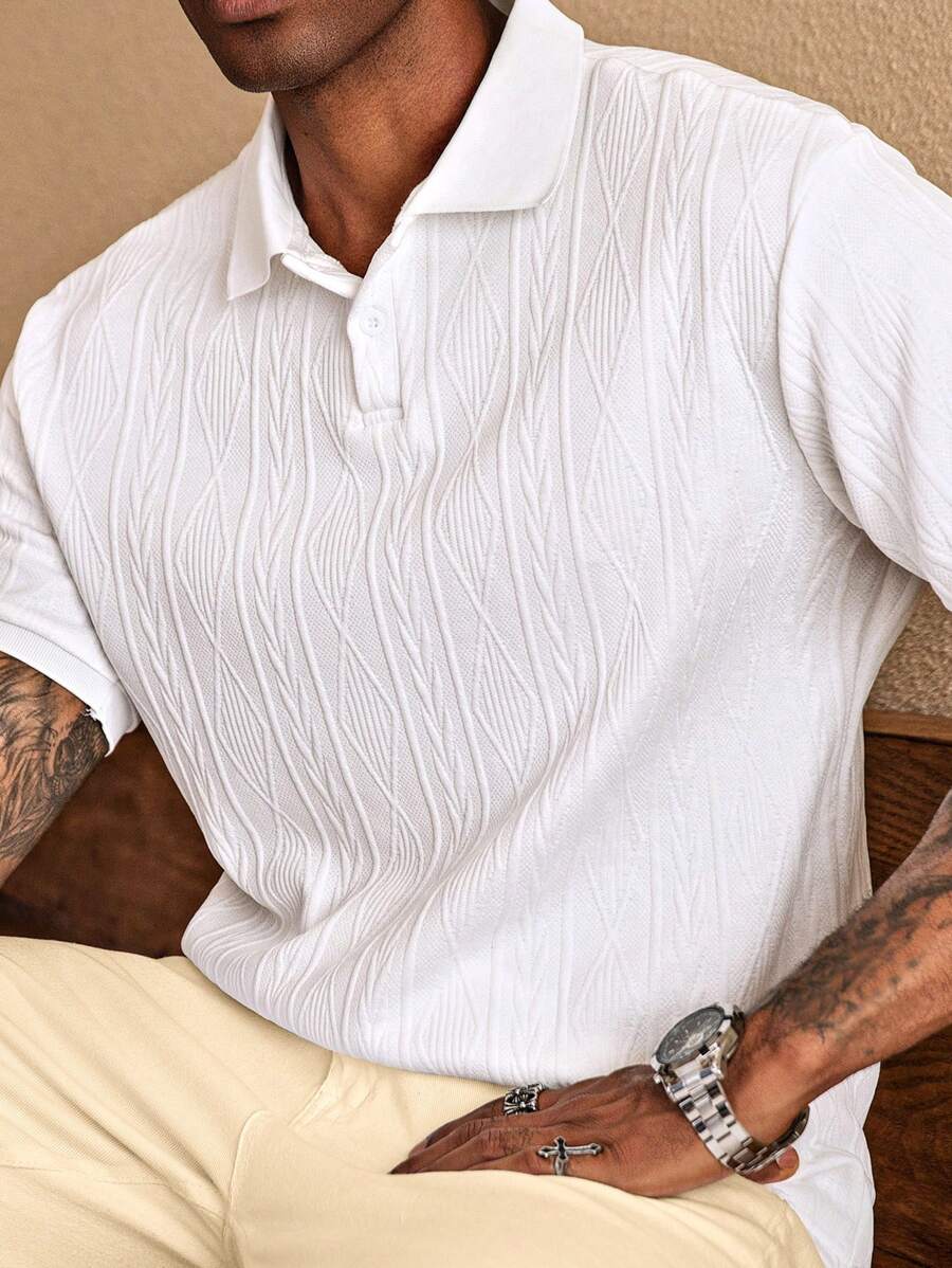 Herman | CASUAL SUMMER POLO SHIRT WITH BUTTONS - Image 3