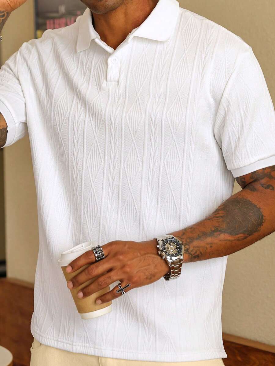 Herman | CASUAL SUMMER POLO SHIRT WITH BUTTONS - Image 4