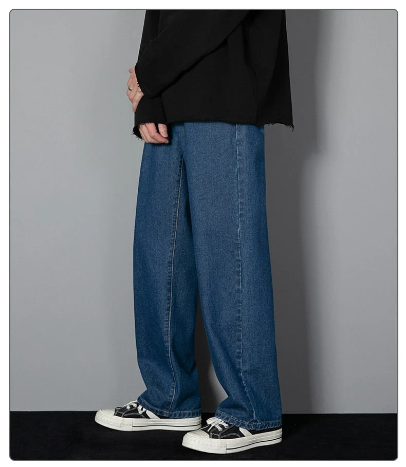 Hermenegildo® | Casual Straight Wide Jeans - Image 7