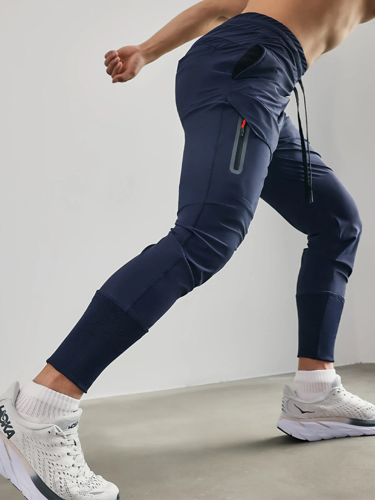 Hermes® | Dynamic Performance Joggers With Pocket Detail - Image 4