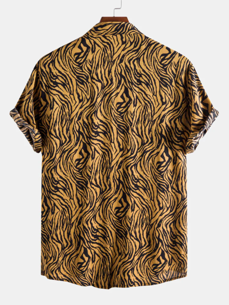 Hernán® | Animal Texture Cotton Shirts - Image 2