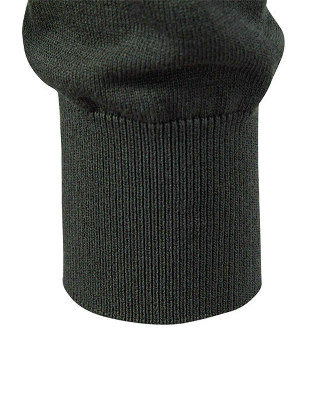 Hernán® | Long Sleeve V-Neck Knit Polo Shirt - Image 3