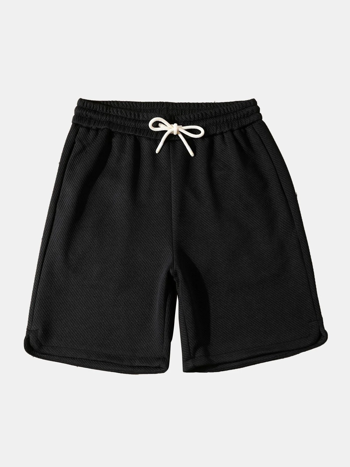Herodoto® | Loose Fit Drawstring Twill Jacquard Shorts - Image 2