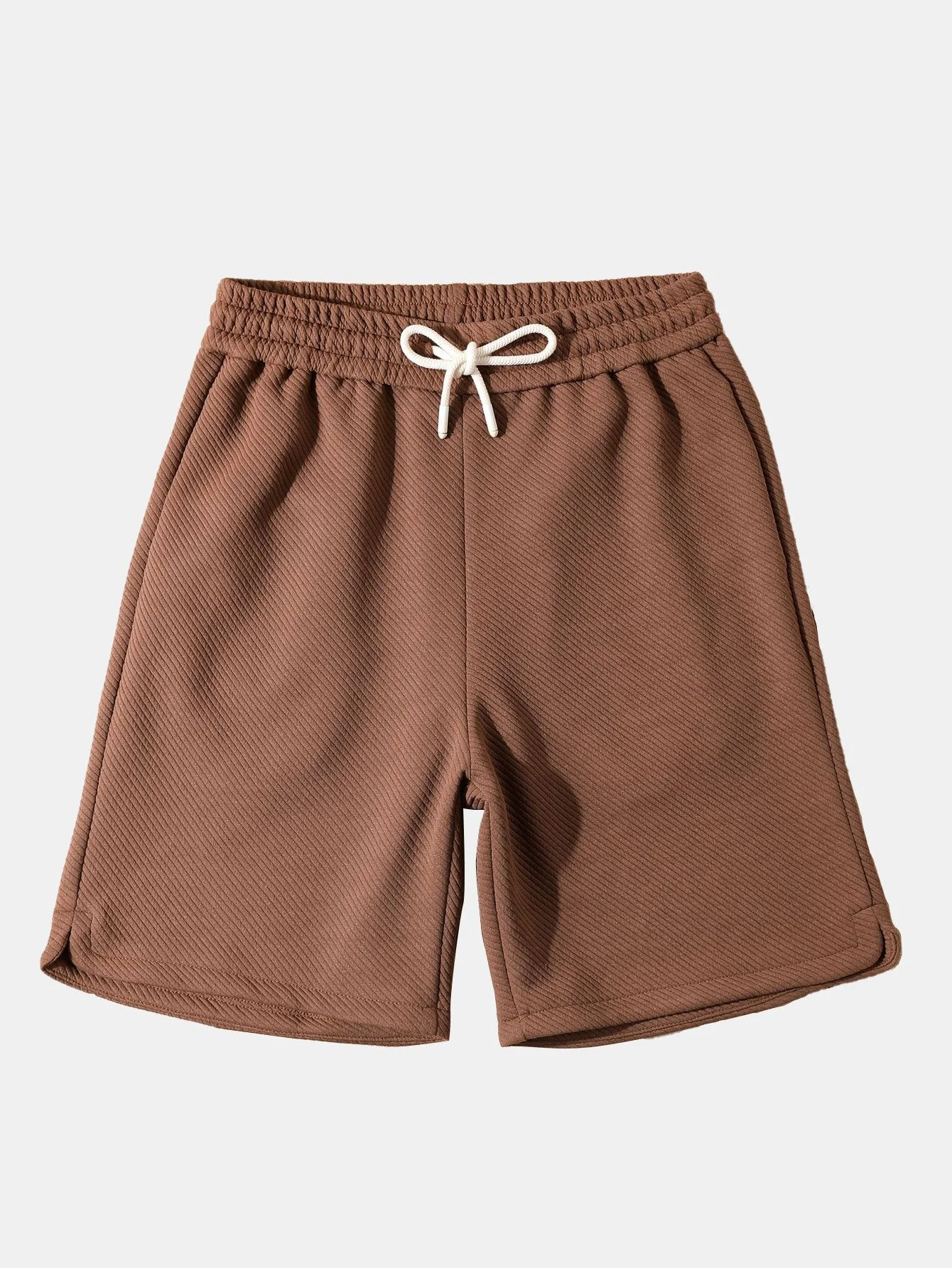 Herodoto® | Loose Fit Drawstring Twill Jacquard Shorts - Image 3