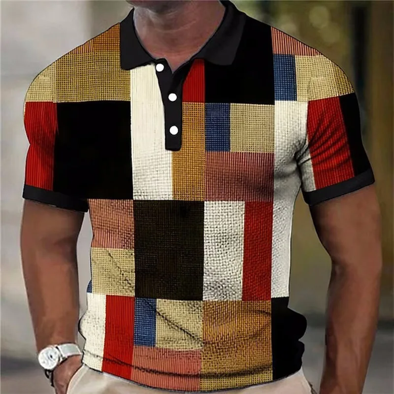 Heron | Multicolored plaid polo shirt - Image 3