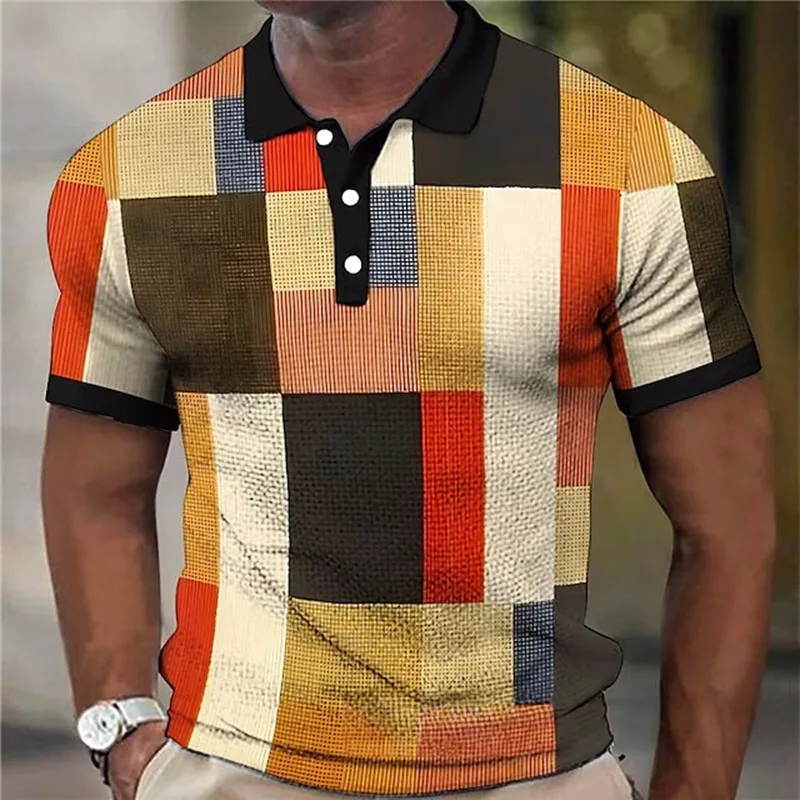 Heron | Multicolored plaid polo shirt - Image 4