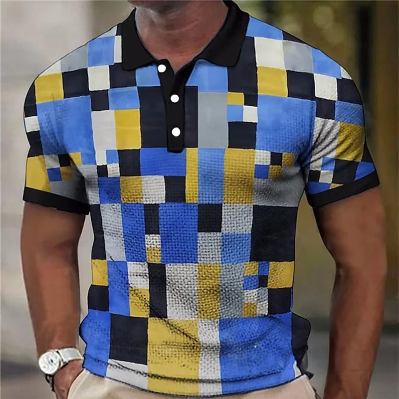 Heron | Multicolored plaid polo shirt - Image 5