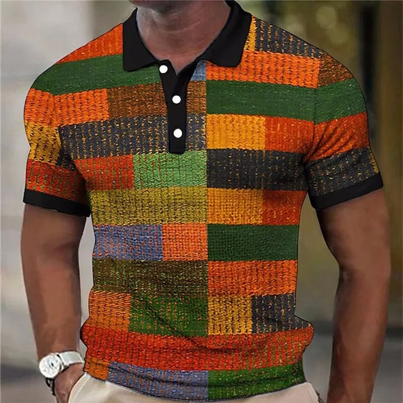 Heron | Multicolored plaid polo shirt - Image 6