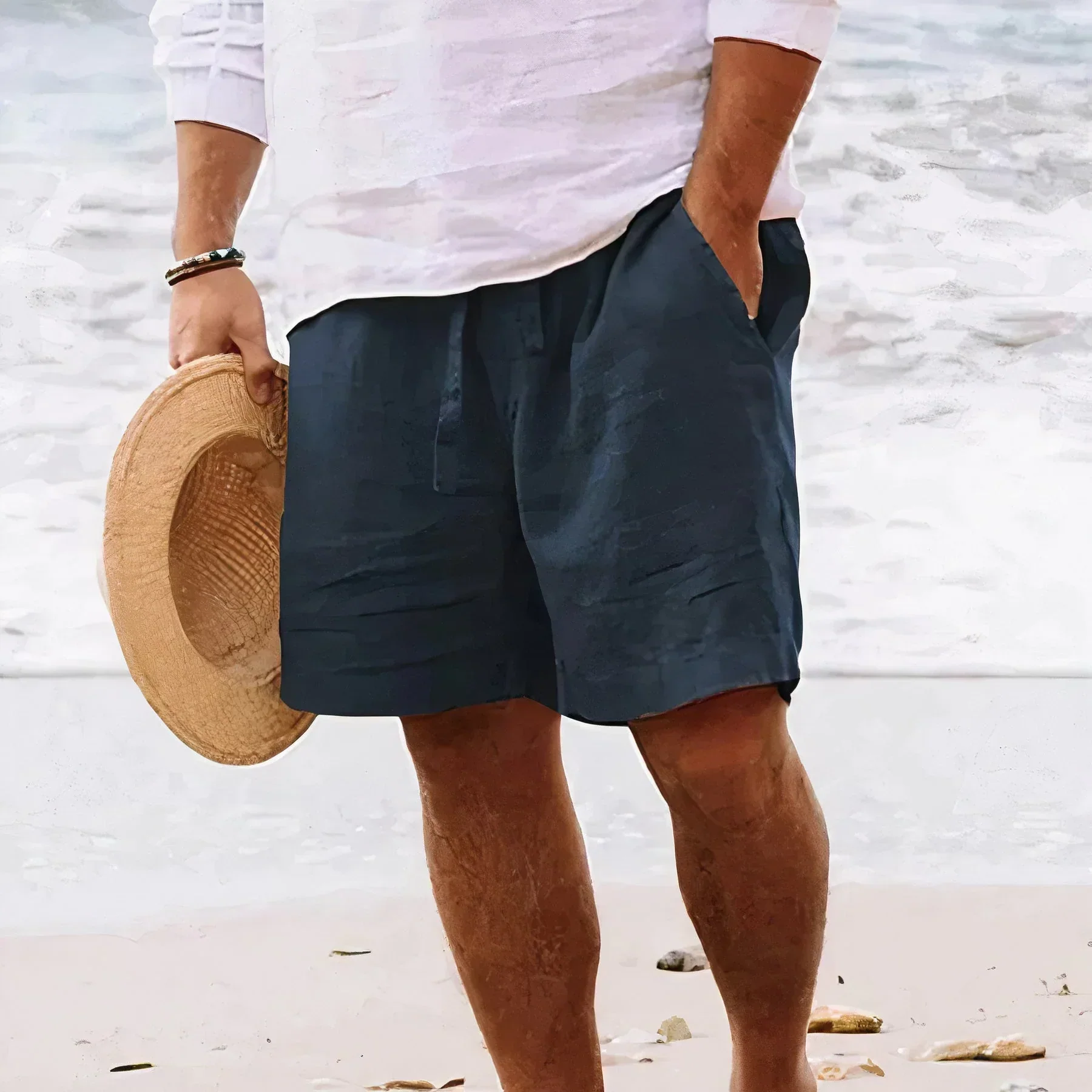 Hewitt® | Breathable Linen Shorts - Image 2