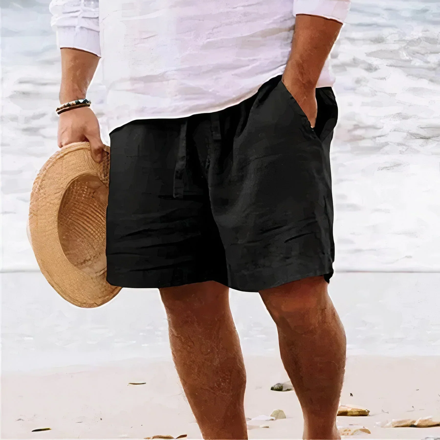 Hewitt® | Breathable Linen Shorts - Image 3