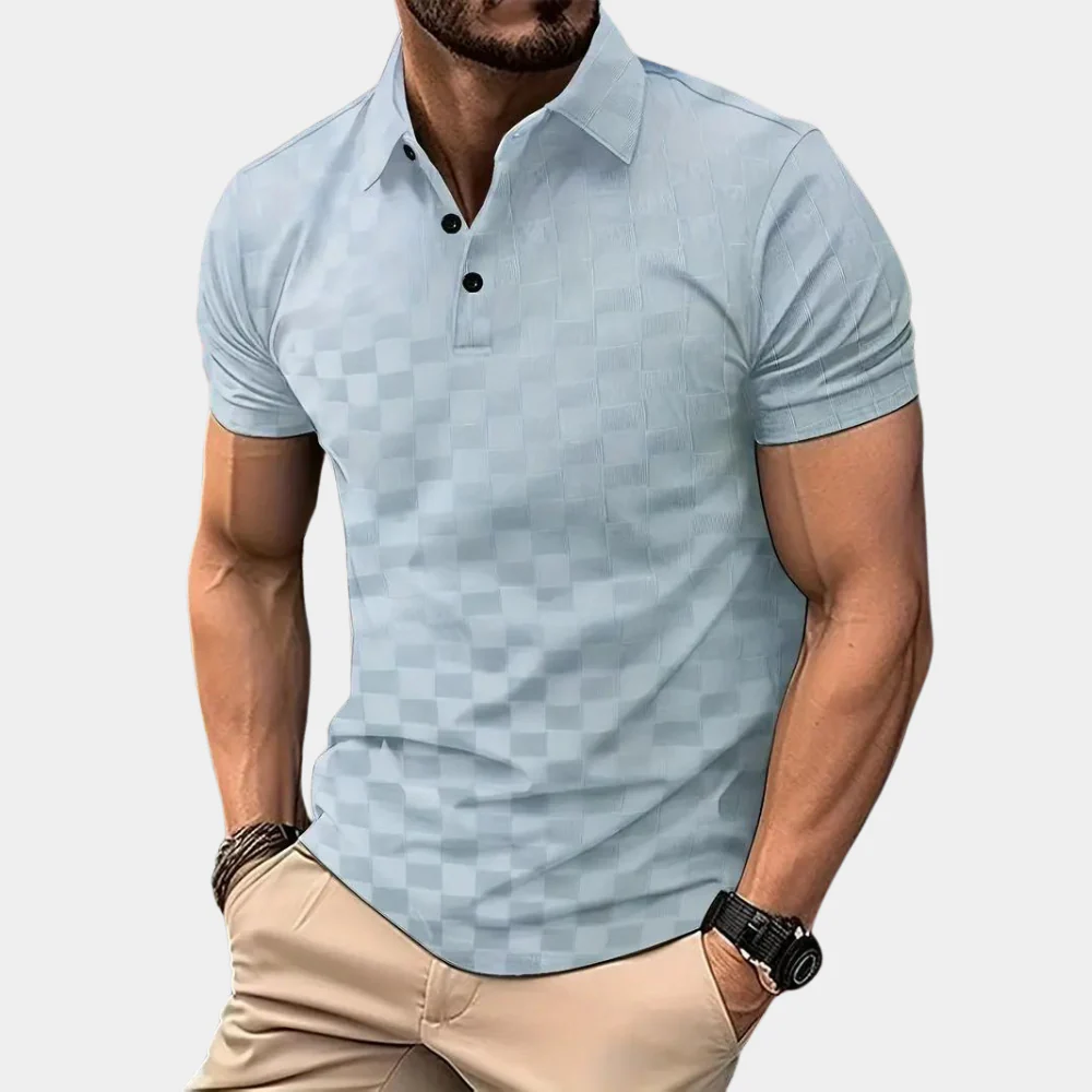 Hewitt® | Stylish Short Sleeve Polo Shirt - Image 3