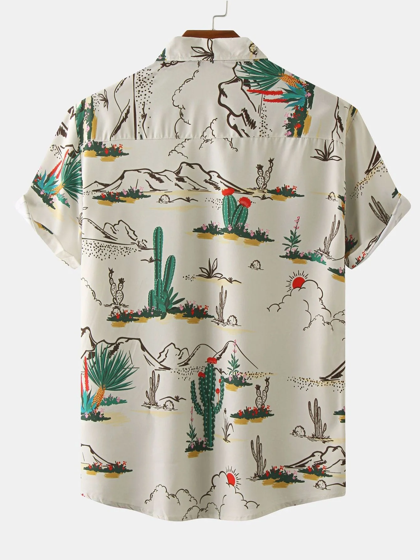 Hilario® | Cactus Print Shirt - Image 2
