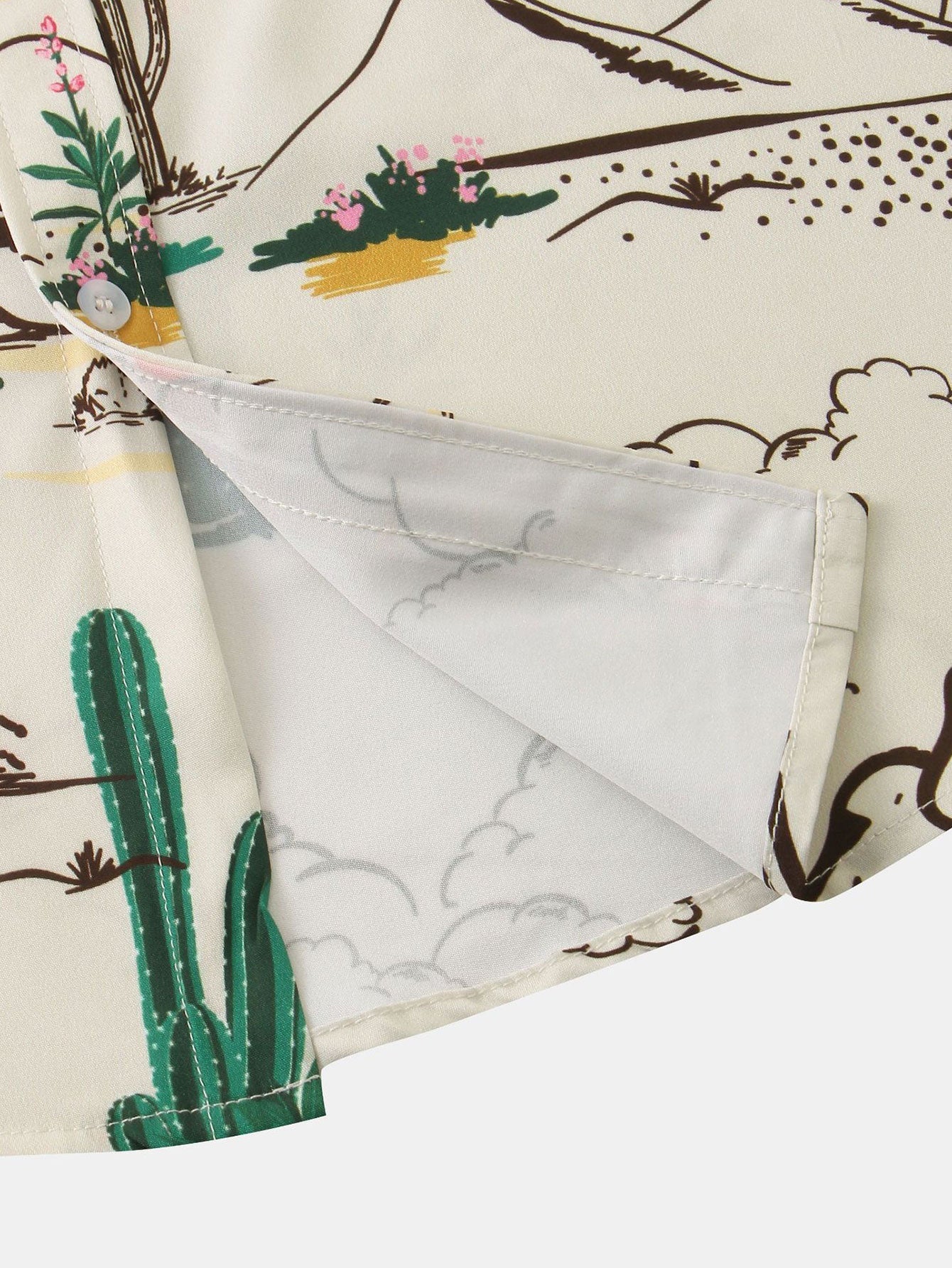 Hilario® | Cactus Print Shirt - Image 4
