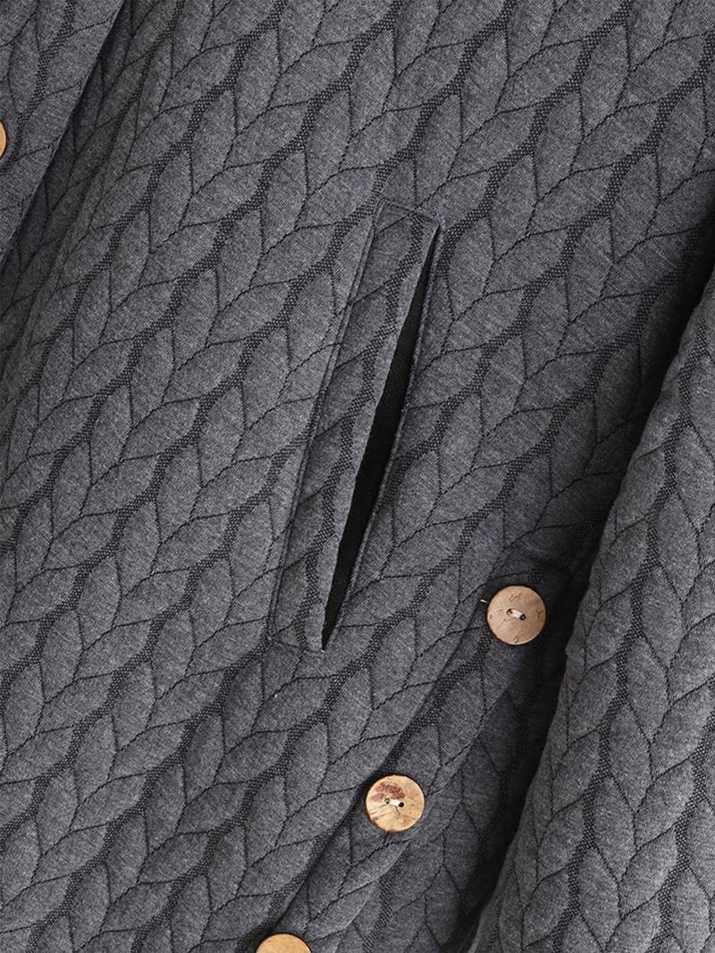 Hilario | Women's quilted hooded jacket with button placket - Image 14