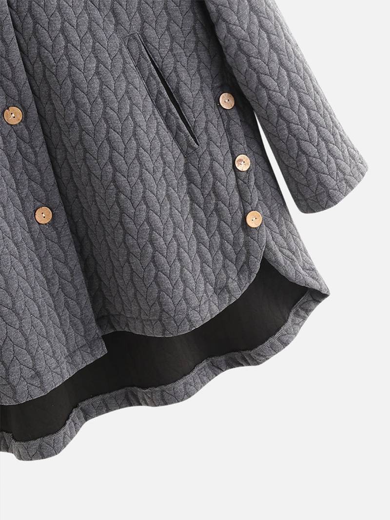Hilario | Women's quilted hooded jacket with button placket - Image 16