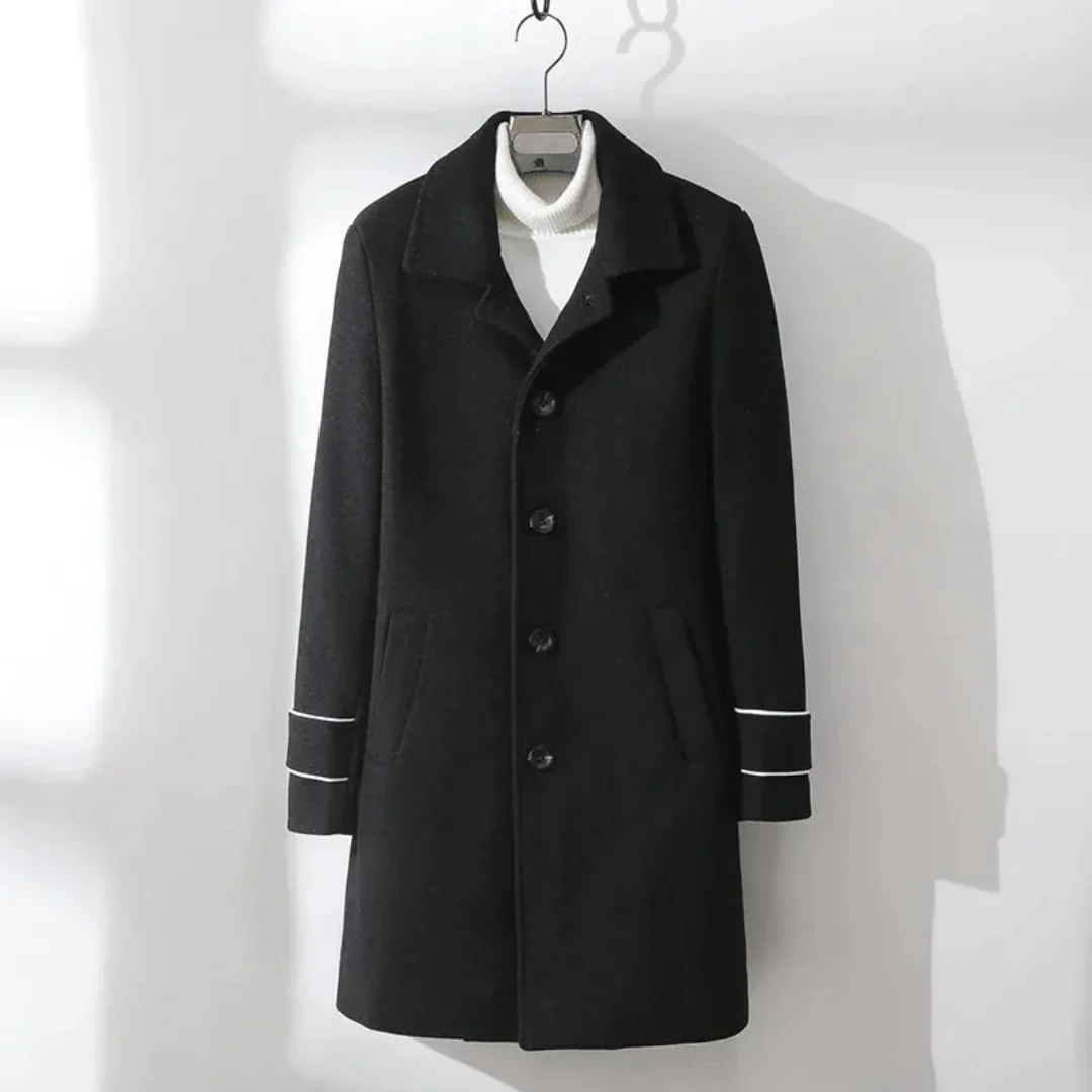 Hilario | Zach Premium Wool Trench Coat - Image 2