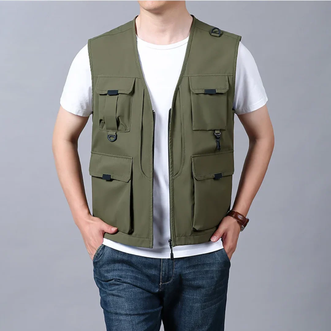 hola BREATHABLE MULTI-POCKET CARGO VEST - Image 13