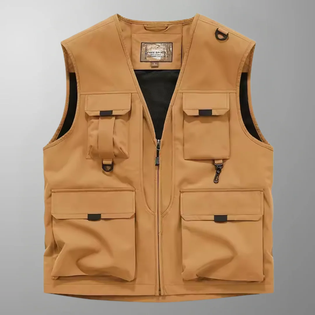 hola BREATHABLE MULTI-POCKET CARGO VEST - Image 2