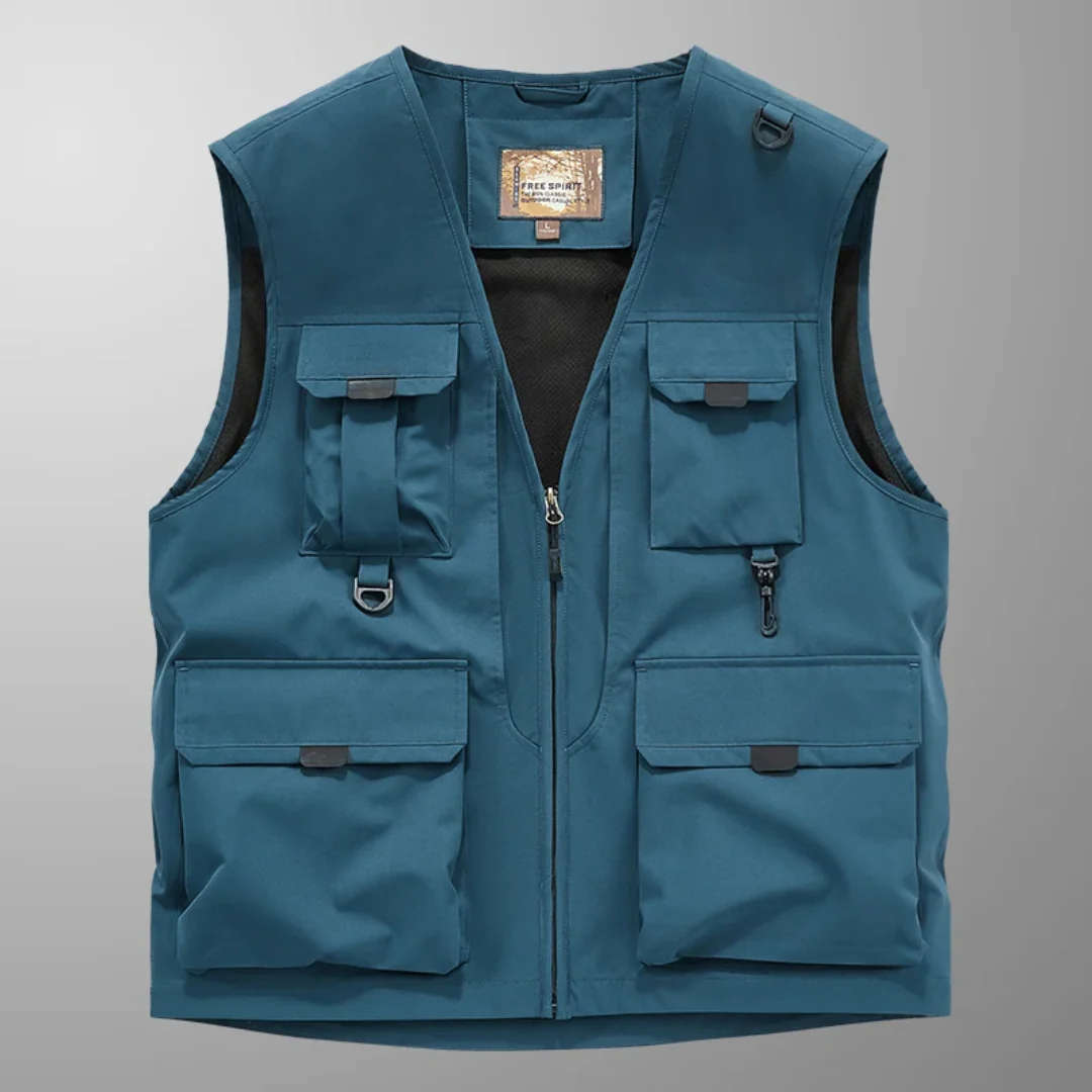 hola BREATHABLE MULTI-POCKET CARGO VEST - Image 7