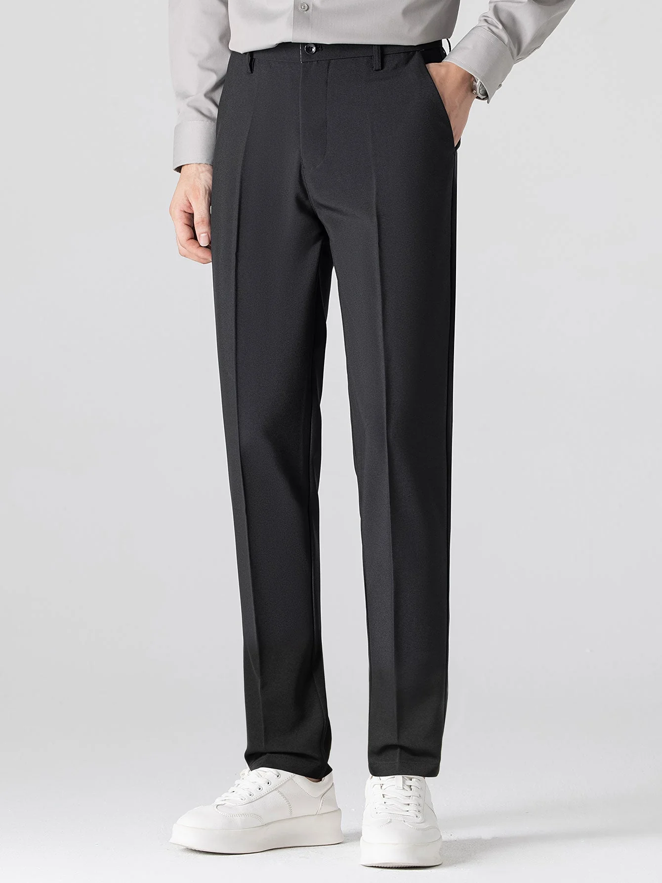 hola Geometric Jacquard Polo Shirt & Slim Fit Tapered Pants - Image 9