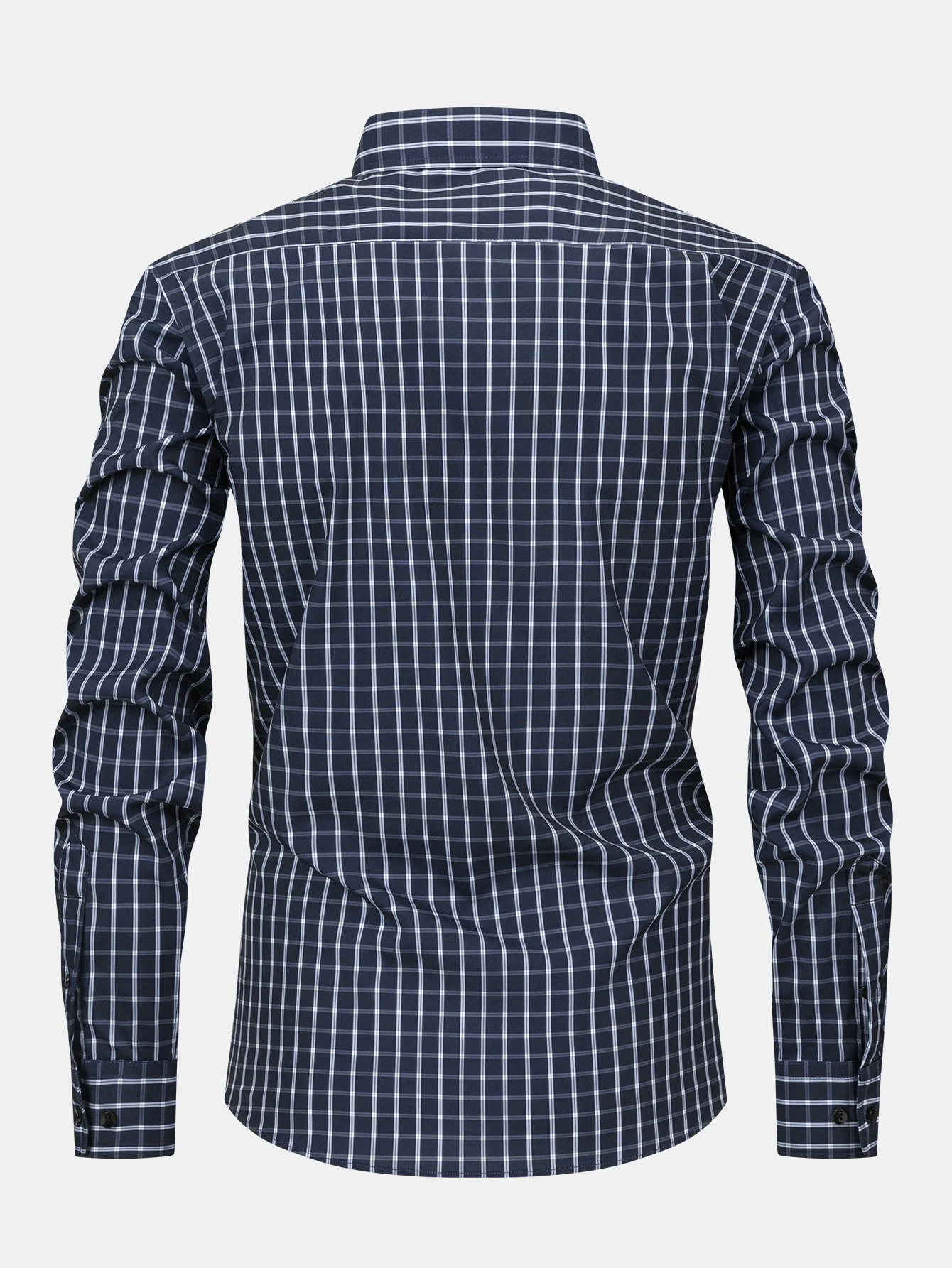 hola Long Sleeve Plaid Button-Down Shirt - Image 2