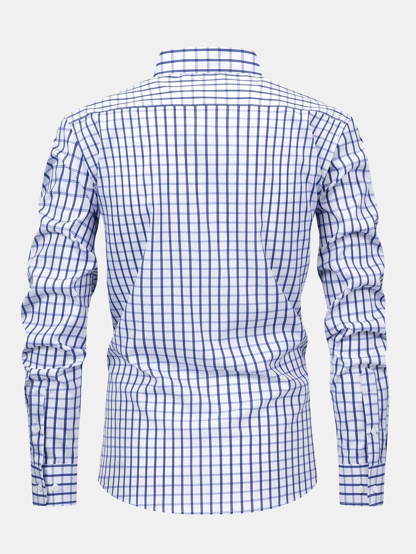 hola Long Sleeve Plaid Button-Down Shirt - Image 4