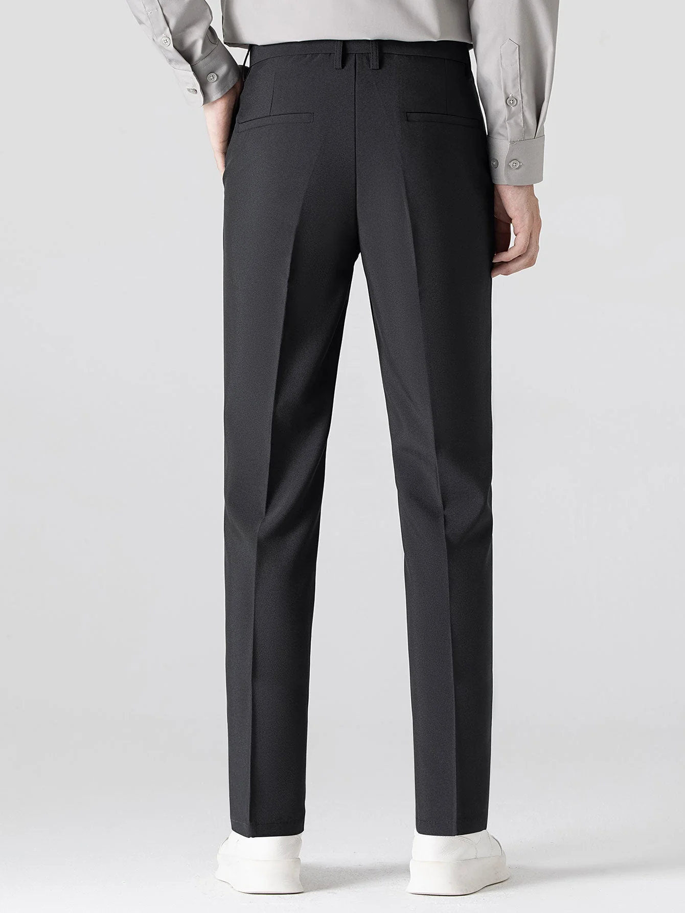 hola Long Sleeve Plaid Button-Down Shirt & Slim Fit Skinny Leg Pants - Image 25