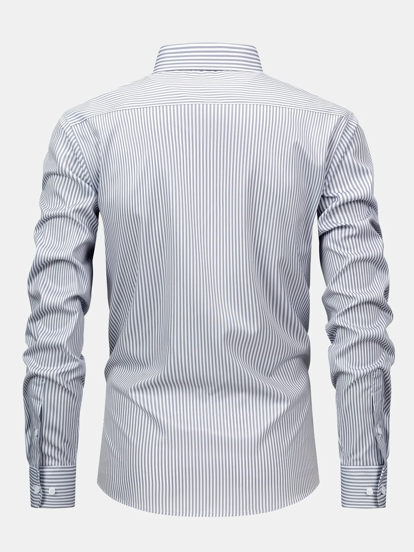 hola STRIPED LONG SLEEVE BUTTON-DOWN SHIRT - Image 14