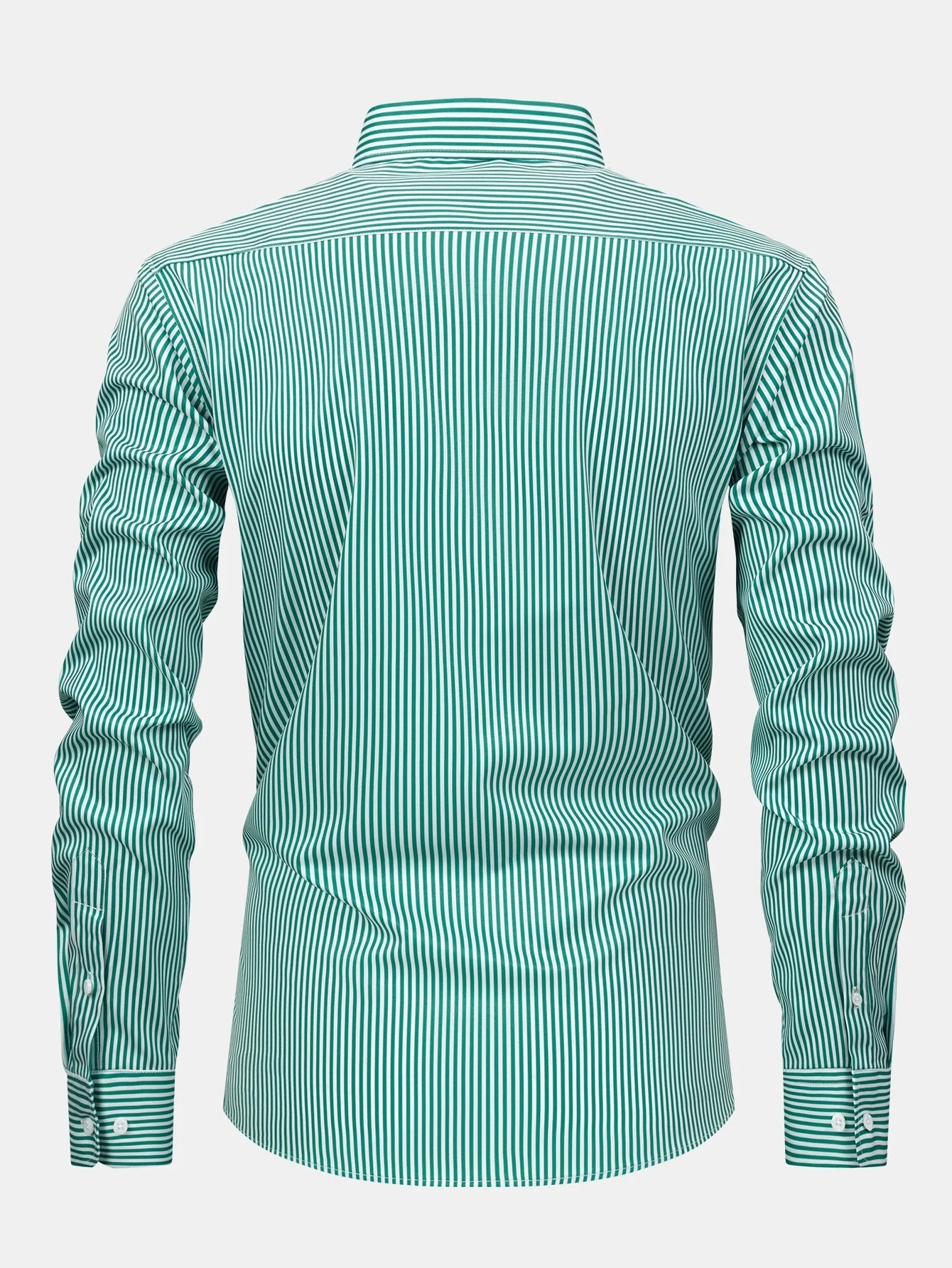 hola STRIPED LONG SLEEVE BUTTON-DOWN SHIRT - Image 20